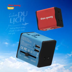 Tiện ích của Ổ cắm du lịch Điện Quang ĐQ ESK TV06 2U (2 cổng USB) cho người đi du lịch