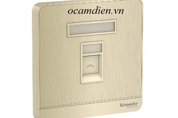 Ổ cắm điện dòng AvatarOn ổ cắm mạng Cat5e đơn Schneider: Thiết bị tiện ích cho hệ thống mạng và điện trong nhà